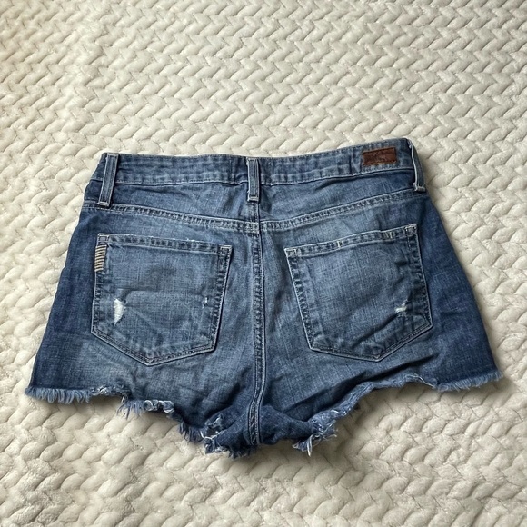 Paige Denim Cut Off Destructed Fray Daryn Jean Shorts‎ Sz 27 - Picture 2 of 8